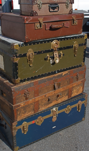 Old School Suitcases  