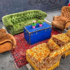 vintage sofa