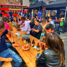 street food Shoreditch market